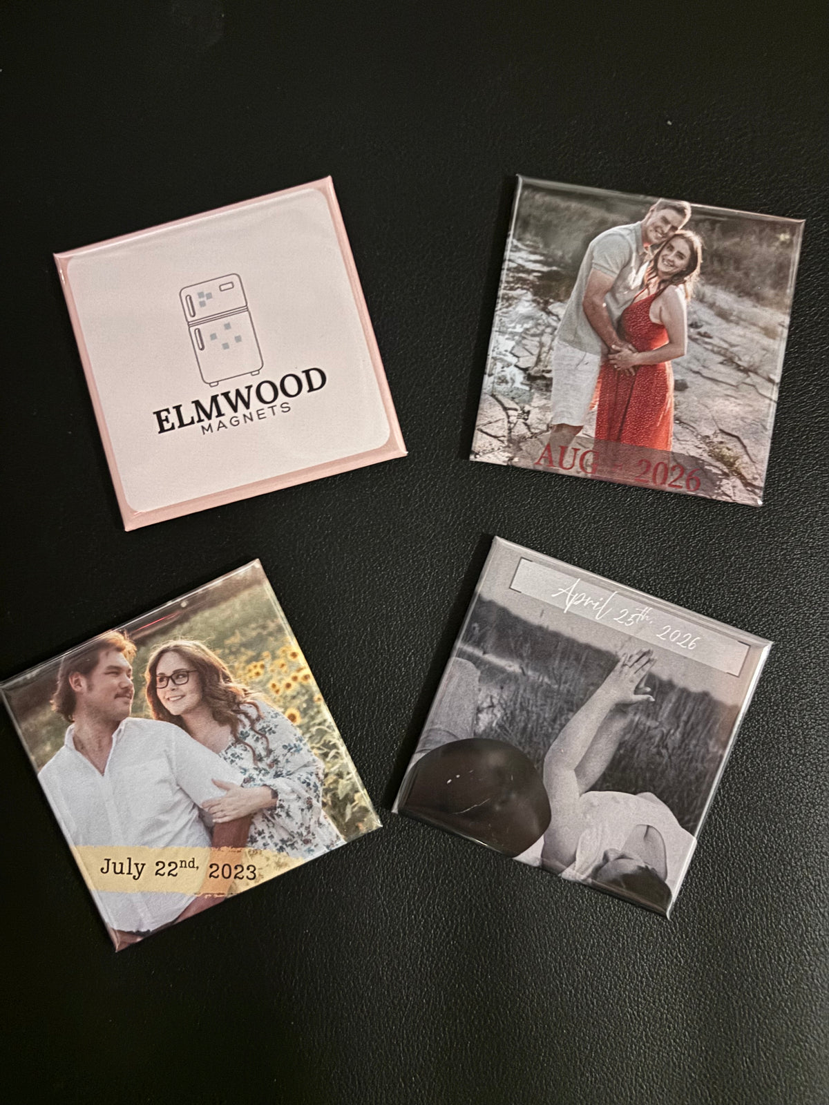 Pack of 3- Custom Acrylic Photo Magnet – Turn Your Memories Into Magic
